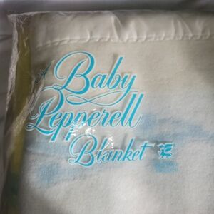 Two Vintage Pepperell Baby Blankets
